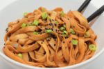 Hibachi Noodle Bowls! This Asian-inspired dish features toothsome noodles toasted in garlicky, buttery, sesame and soy | asian recipes | vegetarian recipes | BearandBugEats.com