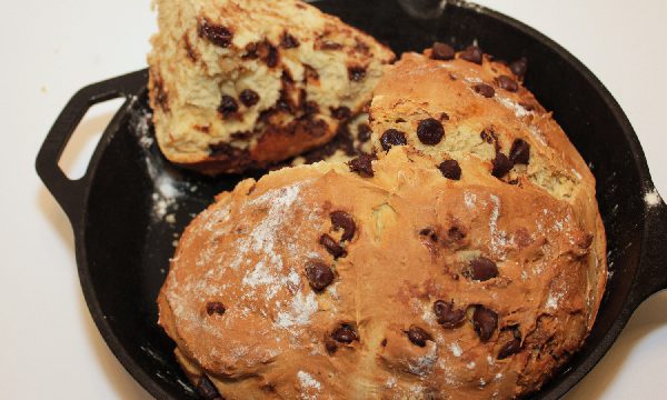 Chocolate Chip Irish Soda Bread | baking recipes | St. Patrick's Day recipes | BearandBugEats.com