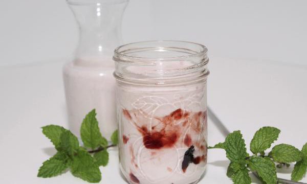 3-Ingredient Drinkable Yogurt | dairy recipes | healthy recipes | BearandBugEats.com