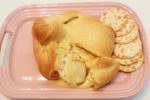 Baked Brie with Pears is a great dish to share! 3 ingredients, less than 30 minutes, 100% delicious! | holiday recipes | pear recipes | appetizer recipes | #FabulousFallBounty | BearandBugEats.com