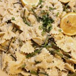 Charred Asparagus and Goat Cheese Pasta with Lemon! Pairs perfectly with light, crisp New Zealand Sauvignon Blanc | pasta recipes | healthy recipes | BearandBugEats.com