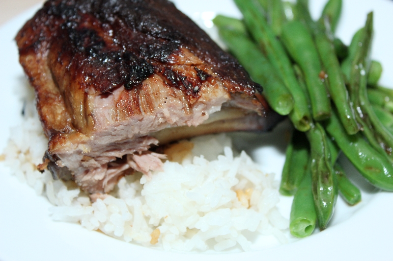 Slow Cooker Sticky Asian Ribs are effortless delicious. Make for any time you don't want to heat up the house for great ribs! | asian recipes | slow cooker recipes | Father's Day recipes | BearandBugEats.com