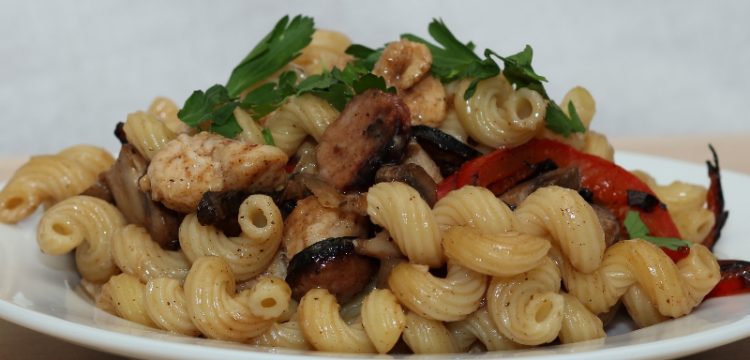 Creamy Cajun Pasta is packed with flavor and plenty of veggies and protein!