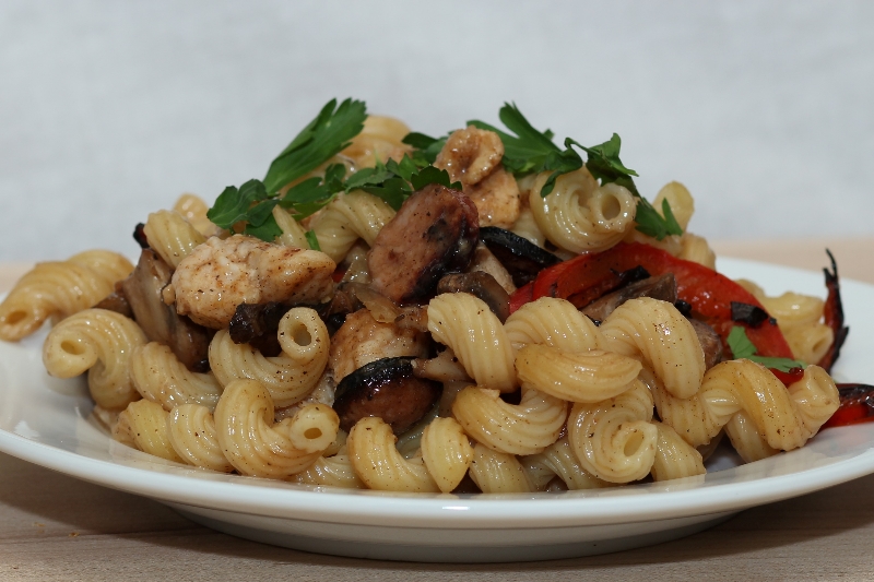 Creamy Cajun Pasta is packed with flavor and plenty of veggies and protein!