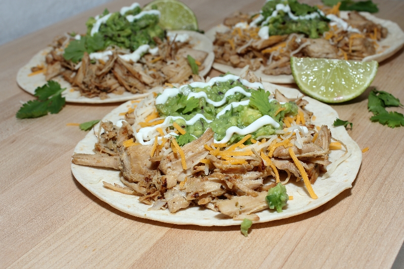 Mojo Pork Tacos made with savory slow cooked pork! Easy, simple, and perfectly delicious.