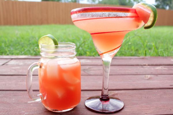 Watermelon Cocktails: Watermelon Rosé Margarita and Watermelon Sling | cocktail recipes | watermelon recipes | BearandBugEats.com