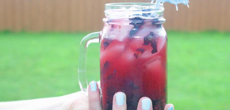 The Kentucky Cobbler cocktail! Perfect seasonal blueberries muddle with bourbon, lemon, brandy and agave for a lazy sippin' drink. | cocktail recipes | blueberry recipes | BearandBugEats.com