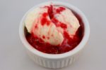 Easiest Berry Compote over vanilla ice cream | berries | 3-ingredient recipe | BearandBugEats.com