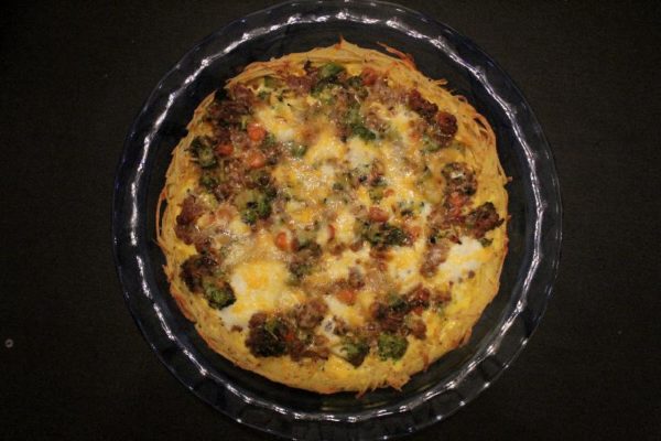 No-Recipe Quiche with Potato Crust