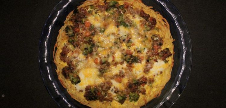 No-Recipe Quiche with Potato Crust