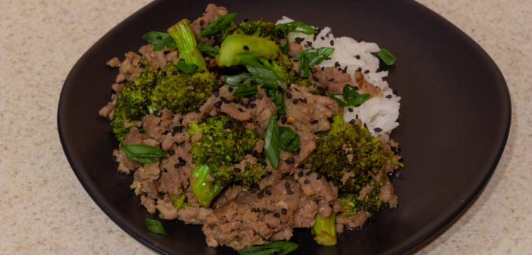 Plated slow cooker Korean BBQ