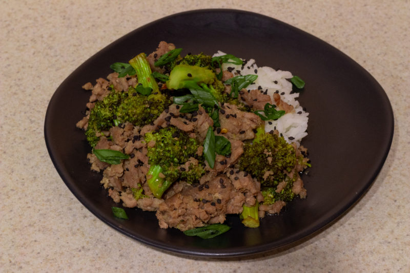 Plated slow cooker Korean BBQ